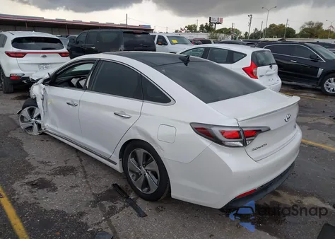 2016 Hyundai Sonata Hybrid Limited z USA, uszkodzony, nr VIN KMHE34L10GA012674